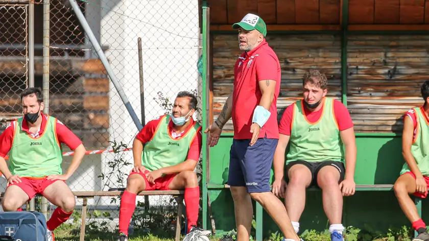 L'allenatore del Cadore Renzo Piller