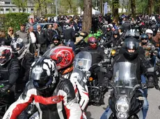 29 Edizione della Benedizione del motocilista a Pra del Moro a Feltre.