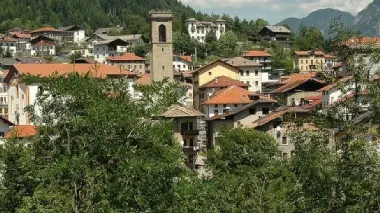 Una veduta di Lozzo di Cadore