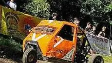 Un'Ape in azione al Caliera Trophy