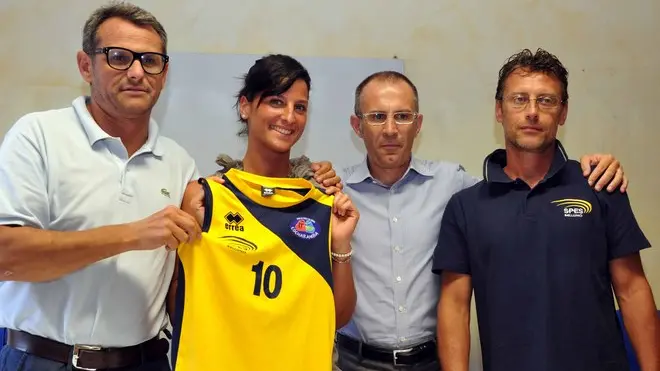 Presentazione di Eleonara Zaghetto nuovo acquisto della Belluno Spes