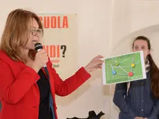 al catullo la presentazione del logo riferito al progetto" rete di solidarietà" realizzato dagli studenti con la partecipazione delle associazioni di categoria