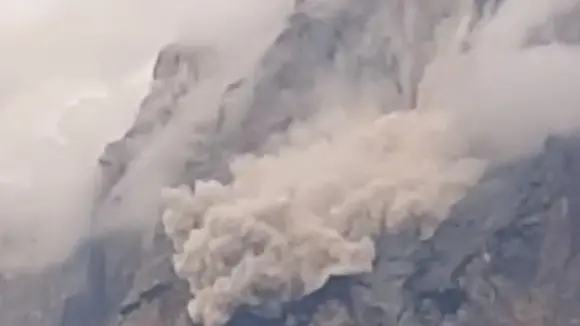 La frana sopra San Vito di Cadore