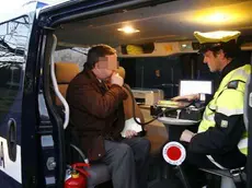 Un controllo della polizia locale