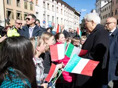 Foto Francesco Ammendola/Ufficio Stampa Quirinale/LaPresse12-03-2019 Belluno, ItaliaPoliticaIl Presidente della Repubblica Sergio Mattarella al Teatro Comunale di Belluno,in occasione della cerimonia commemorativa dell’alluvione dell’ottobre 2018. DISTRIBUTION FREE FO CHARGE - NOT FOR SALE