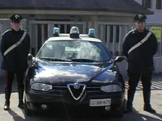 Una pattuglia dei carabinieri della compagnia di Cortina