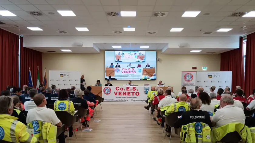 Un momento del convegno all'ospedale organizzato dal Co.E.S. veneto