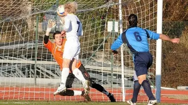 Il primo gol segnato da Mike Miniati col Torviscosa (www.obiettivo.net)