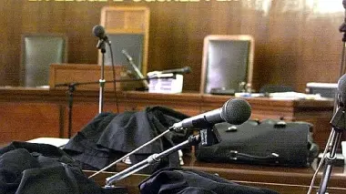 L’interno di un’aula del tribunale