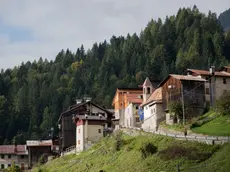 65987963 - a view of cibiana di cadore in veneto, itay