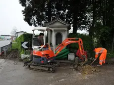 lavori; incrocio; giamosa