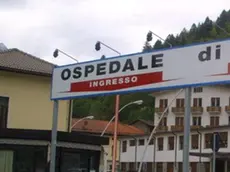 L'ingresso dell'ospedale di Agordo