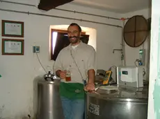 Gianni Bonesso nella sua micromalteria