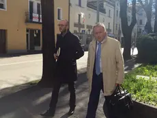 L'ex sindaco (a sinistra) con Antonio Prade, uno dei suoi avvocati