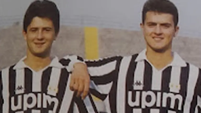 I fratelli Andrea e Michele De Min quando erano alla Juve