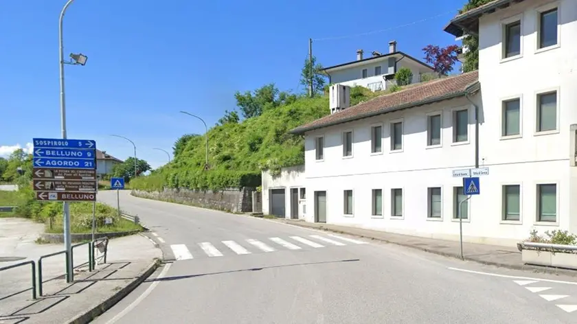 La zona in cui è avvenuto l’investimento del podista