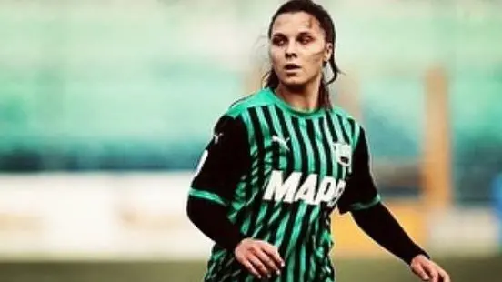 Nicole Da Canal con la maglia del Sassuolo