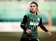 Nicole Da Canal con la maglia del Sassuolo