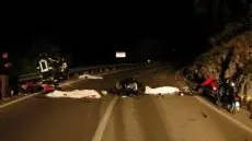 La scena della tragedia a Carpen