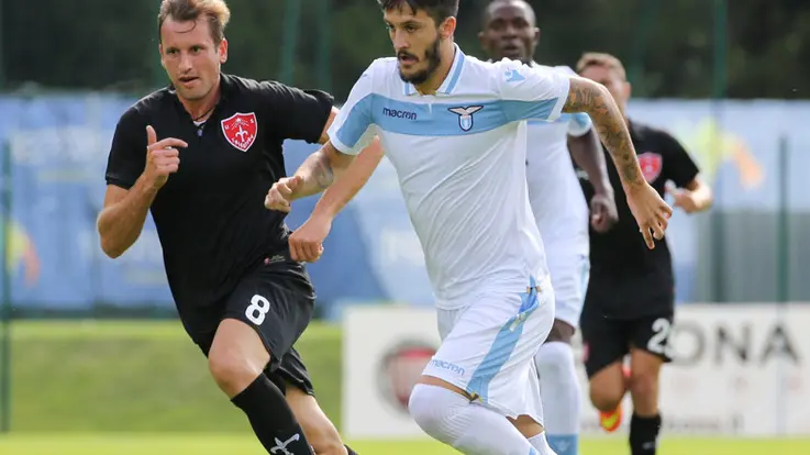 Luis Alberto vs Federico Maracchi - Amichevole Lazio vs Triestina - Auronzo di Cadore - Stadio Zandegiacomo - Stefano Da Rin Puppel - Perona