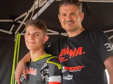 Marco Da Rold con il papà Christian