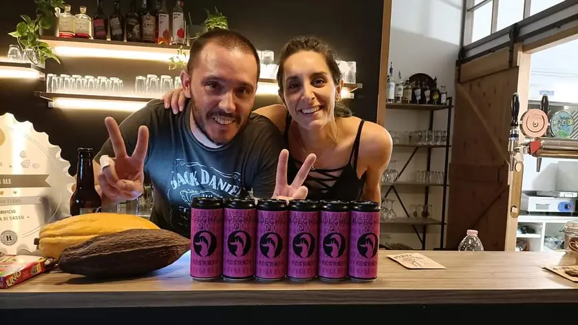 L'agordina Alessandra Gargiuli con il compagno Michele Steolo gestiscono Zuppa di Sasso a Ceggia