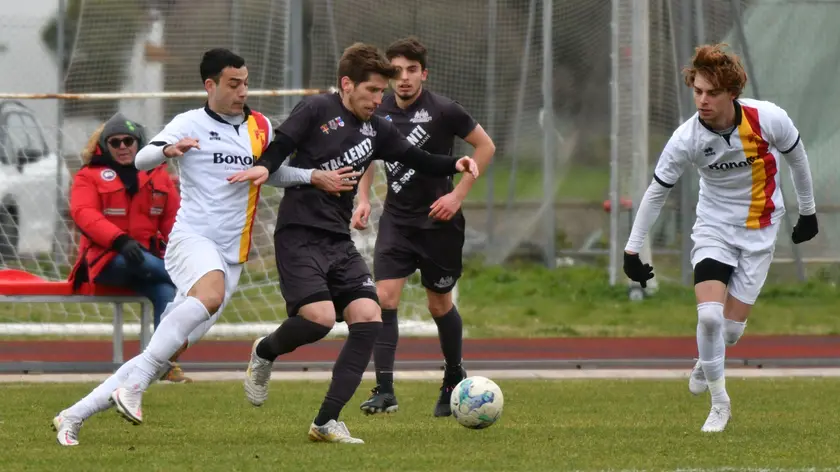 Rodrigo Tuninetti in azione a Este (Foto De Zanet)