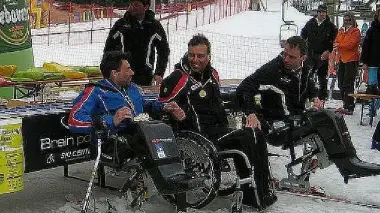 Il podio Sitting maschile
