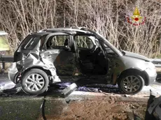 L'auto coinvolta nell'incidente