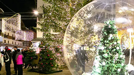 L’atmosfera natalizia a Cortina d’Ampezzo