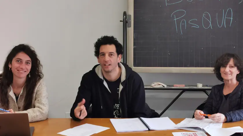 Il regista Usardi al casting