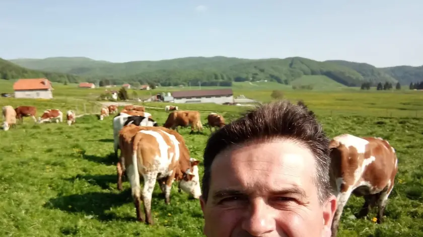 Mirko Breda, presidente del Centro Caseario e Agrituristico dell’Altipiano Tambre-Spert-Cansiglio