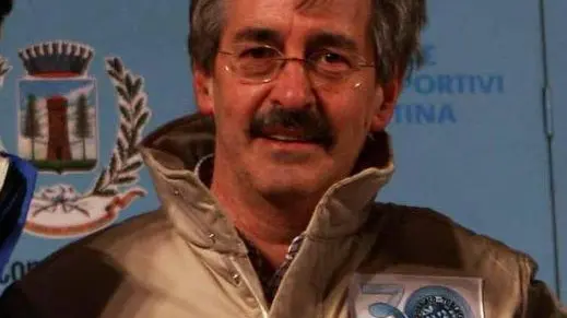 L'organizzatore Gianfranco Talamini fra i sindaci Giacobbi e Mair
