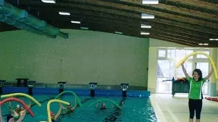 Potenziamento di attrezzature per la piscina di Agordo