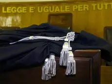 Un'aula di tribunale in un'immagine d'archivio.