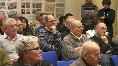 Il pubblico presente nella sala Merlin di Ponte nelle Alpi