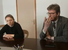 Eleonora Prigol con il difensore Davide Fent