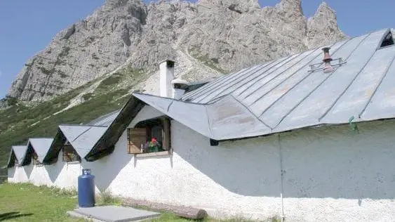 Il rifugio Ciareido a Lozzo