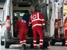 L'intervento di un'ambulanza