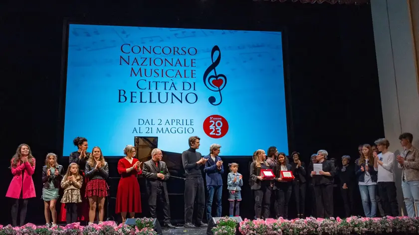 I vincitori del Concorso musicale Città di Belluno