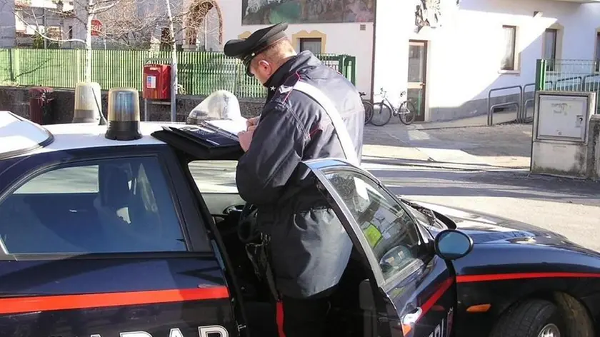 I carabinieri di Feltre durante un pattugliamento