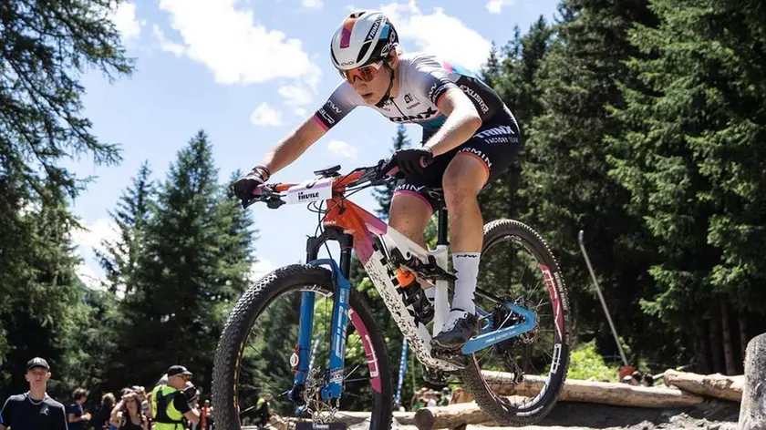 Giorgia Marchet in azione in Coppa del Mondo