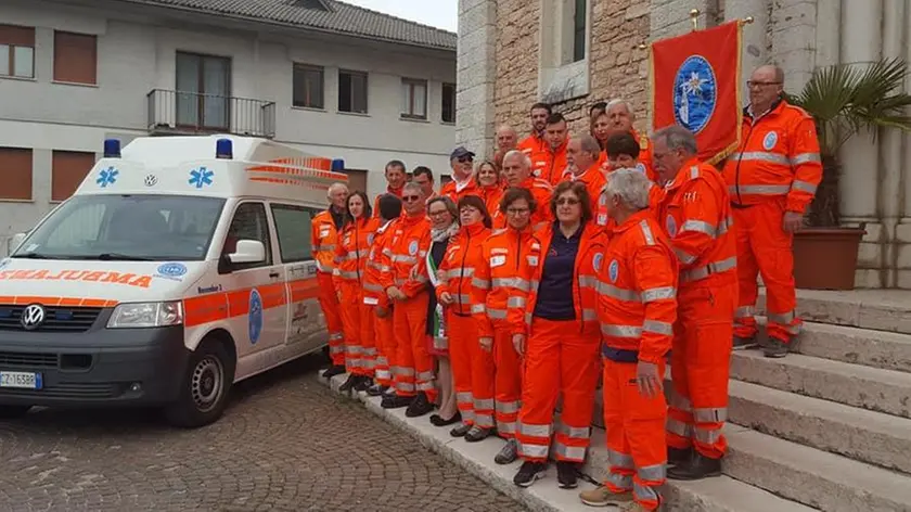 I volontari dell’associazione Stella Alpina di Lamon