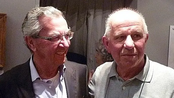 Gli ideatori e curatori della mostra aperta ieri a Cortina