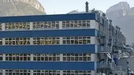 Agordo, 12 ottobre 2006. Lo stabilimento della Luxottica azienda produttrice di occhiali
