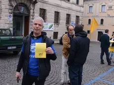 gian paolo perona- belluno- manifestazione in provincia