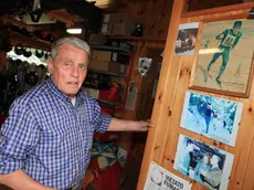 12/08/2017 BELLUNO FORCELLA AURINE MARCELLO DE DORIGO CAMPIONE DI SCI NORDICO NAZIONALE ITALIANA ANNI 60