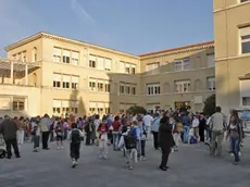 Belluno, 11 settembre 2006. primo giorno di scuola alle scuole medie ricci