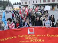 gian paolo perona-perona-belluno-manifestazione contro la riforma della scuola