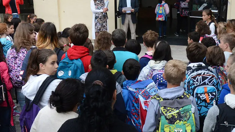 gian paolo perona- perona- belluno- scuole medie ricci- primo giorno scuola